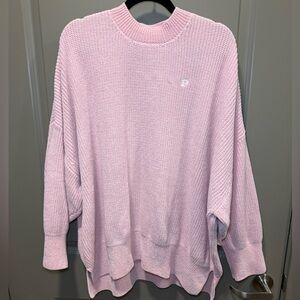 VS Pink Oversized Crew Neck Sweater NWOT